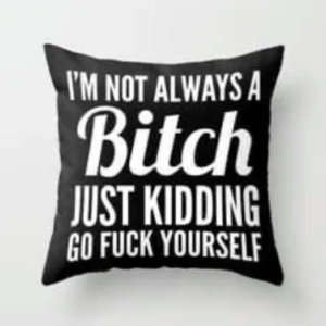 I’m Not Always A Bitch, Just Kidding Go Fuck Yourself